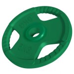 Disque olympique en caoutchouc avec poignes 50 / 51mm 5 kg gorilla sports