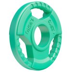 Disque olympique en caoutchouc avec poign�es 50 / 51mm 1, 25 kg gorilla sports