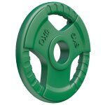 Disque olympique en caoutchouc avec poign�es 50 / 51mm 5 kg gorilla sports