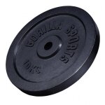 Disque de poids en fonte 30 / 31 mm noir / 10 kg gorilla sports