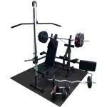 Banc de musculation multifonction universel avec 46 pices noir gorilla sports