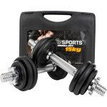 Haltres courts 15 20 kg avec mallette 15 kg scsports