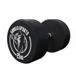 Halt�re rond en caoutchouc 25 kg gorilla sports