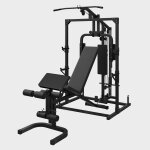 Home gym avec banc de musculation r�glable gorilla sports