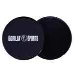 Lot de 2 disques � glisse � double face gorilla sports