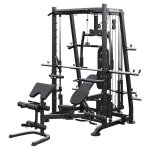 Multipresse 8. 1 smith machine avec banc de musculation maxxus
