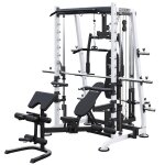 Multipresse 8. 1 smith machine avec banc de musculation maxxus