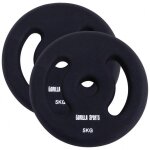 Disques en noprne 30 / 31 mm 10 kg (2x5 kg) gorilla sports