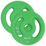 Disques en n�opr�ne 30 / 31 mm 4 kg (2x2 kg) gorilla sports