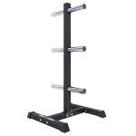Rack de rangement pour disques olympiques 50 / 51 mm noir gorilla sports