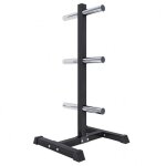 Rack de rangement pour disques olympiques 50 / 51 mm noir gorilla sports