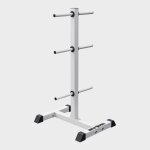 Rack de rangement pour halt�res blanc gorilla sports