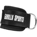 Sangle de cheville en nylon avec rembourrage pice unique gorilla sports