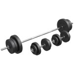 Set de barre longue en plastique de 70 kg gorilla sports