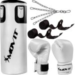 Set de boxe noir / blanc blanc movit