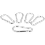 Set de cinq mousquetons 7 mm gorilla sports