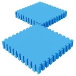 Set de dalles de sol musculation - 16 pices bleu gorilla sports