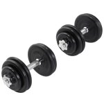 Set d'halt�res en caoutchouc 30 kg gorilla sports