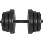 Set d'haltres courts e - series 20 kg gyronetics