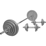 Set d'halt�res 100 kg collier en �toile gorilla sports