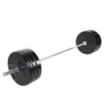 Set d'haltres olympiques bumper 140 kg gorilla sports