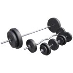 Set d'halt�res en plastique de 100 kg gorilla sports