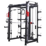 Smith machine multifonction avec c�bles et poulies gorilla sports