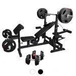 Banc de musculation multifonction noir gorilla sports