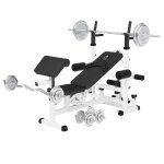 Stations de musculation universelle avec set d'haltres chroms 108 kg gorilla sports