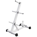 Support pour poids blanc gorilla sports