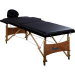 Table de massage pliante avec sac de transport noir movit