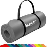 Tapis gymnastique 183 x 60 x 1. 0 cm / gris movit