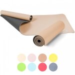 Tapis de yoga 180 x 60 x 0, 6 cm marron gorilla sports