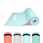 Tapis de yoga en pvc bleu clair gorilla sports