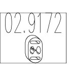 Mts bute lastique, silencieux pour opel: vectra, astra, zafira, omega, corsa, signum, combo, meriva, ...