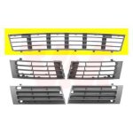 Van wezel grille de ventilation, pare - chocs pour audi: s4, a4 (ref: 0324590)
