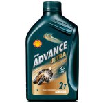 Shell huile moto 2t 2 temps 1 l advance ultra 2t (ref: 550053583)