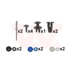 Van wezel kit d'assemblage, pare - chocs pour volkswagen: polo (ref: 5829793)