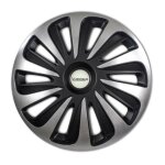 Michelin enjoliveur 16. 0 pouces, quantité : 4, noir / argenté (ref: 009123) Michelin enjoliveur 16. 0 pouces, quantité : 4, noir / argenté (ref: 009123)