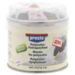 Presto résine et mastic carrosserie : mastic blanc polyester 250. 0 g (ref: 443664) Presto résine et mastic carrosserie : mastic blanc polyester 250. 0 g (ref: 443664)