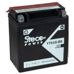 Steco powersports batterie moto 12. 0 14. 0 sans entretien (ref: ytx16 - bs)