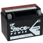 Steco powersports batterie moto 12. 0 8. 0 sans entretien (ref: ytx9 - bs)