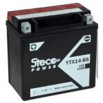 Steco powersports batterie moto 12. 0 12. 0 sans entretien (ref: ytx14 - bs)