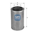Ufi filters filtre  air pour isuzu: pick - up & opel: campo (ref: 27. 193. 00)