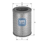 Ufi filters filtre  air pour fiat: duna, 131, fiorino, ducato, 147, argenta, elba, 900, 132, 127 & seat: ...