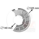 Van wezel déflecteur, disque de frein pour volkswagen: tiguan, golf cabriolet, touran, golf, jetta, eos, ... Van wezel déflecteur, disque de frein pour volkswagen: tiguan, golf cabriolet, touran, golf, jetta, eos, ...