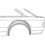 Van wezel passage de roue pour ford: escort, orion (ref: 1844345)