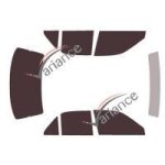 Variance auto film solaire sur mesure pour mitsubishi: lancer f (ref: k - 3 - 3288 - 1 - 45)