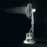 Aeg ventilateur sur pied avec humidificateur vl 5569 lb 40 cm 80 w gris