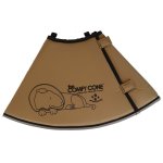 All four paws collier animaux de compagnie comfy cone s 14 cm brun